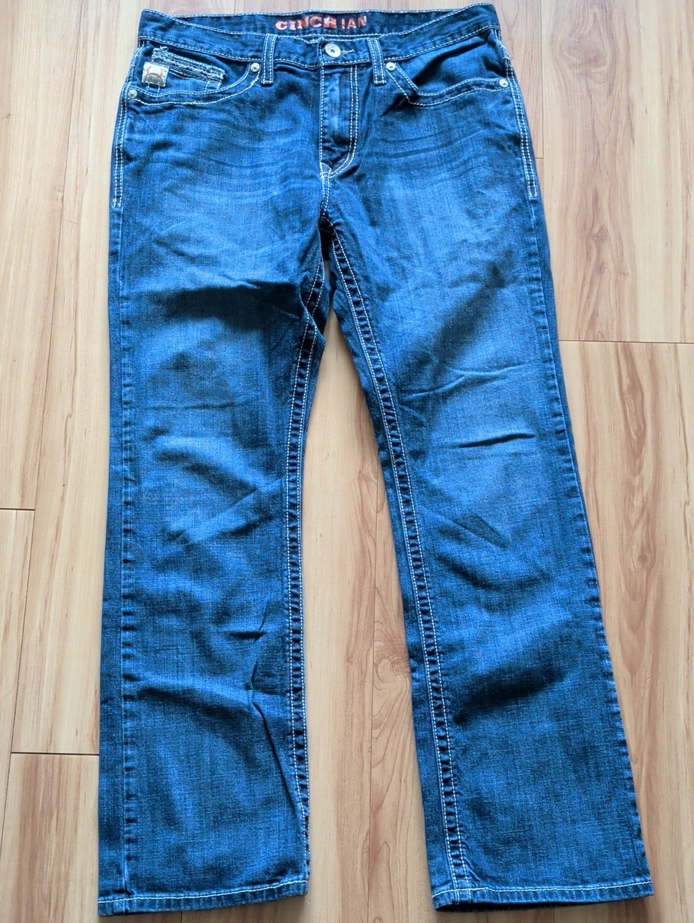 Cinch Dark Blue Men's Bootcut Jeans